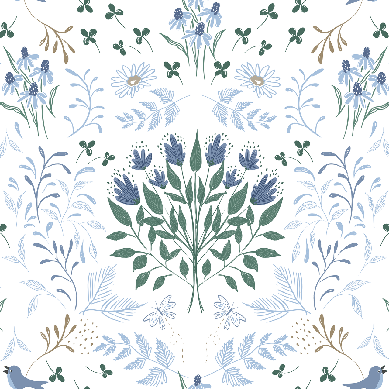 Mia Presley - Garden Walk - Whimsical Wildflowers