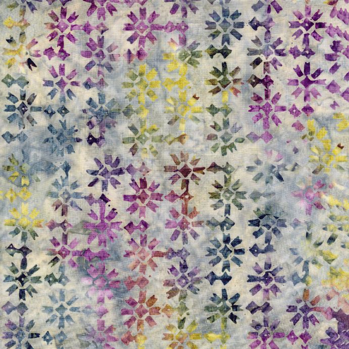 Timeless Treasures - Tonga Batiks - Patchwork Star (Calypso)