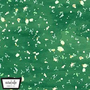 Michael Miller - Flower Lake - Petal Splash (Green)