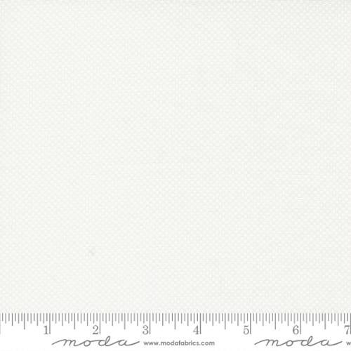 Moda - Coriander Seed - Pin Dot Dots (White on White)