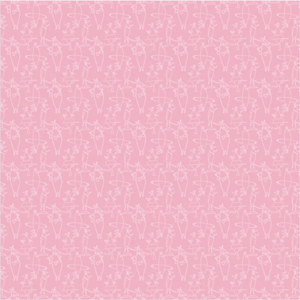 Bargain Basement Fabric - Twist & Shout (Pink)