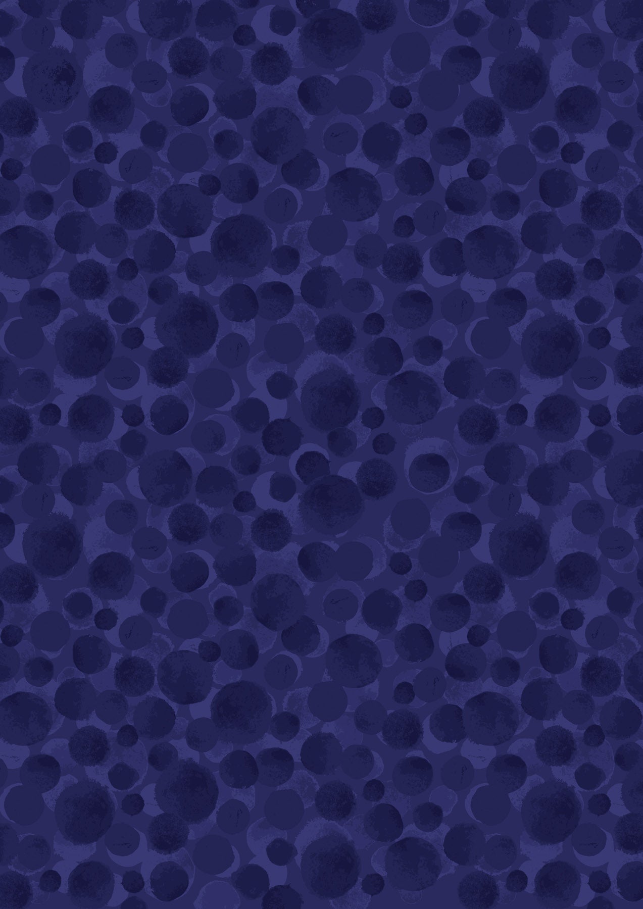 Lewis & Irene - Bumbleberries - Navy Blue