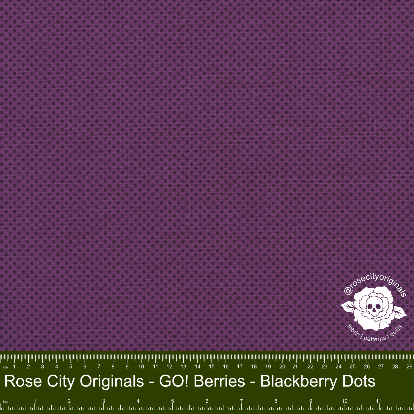Rose City Originals - GO! Berries - Blackberry Dots