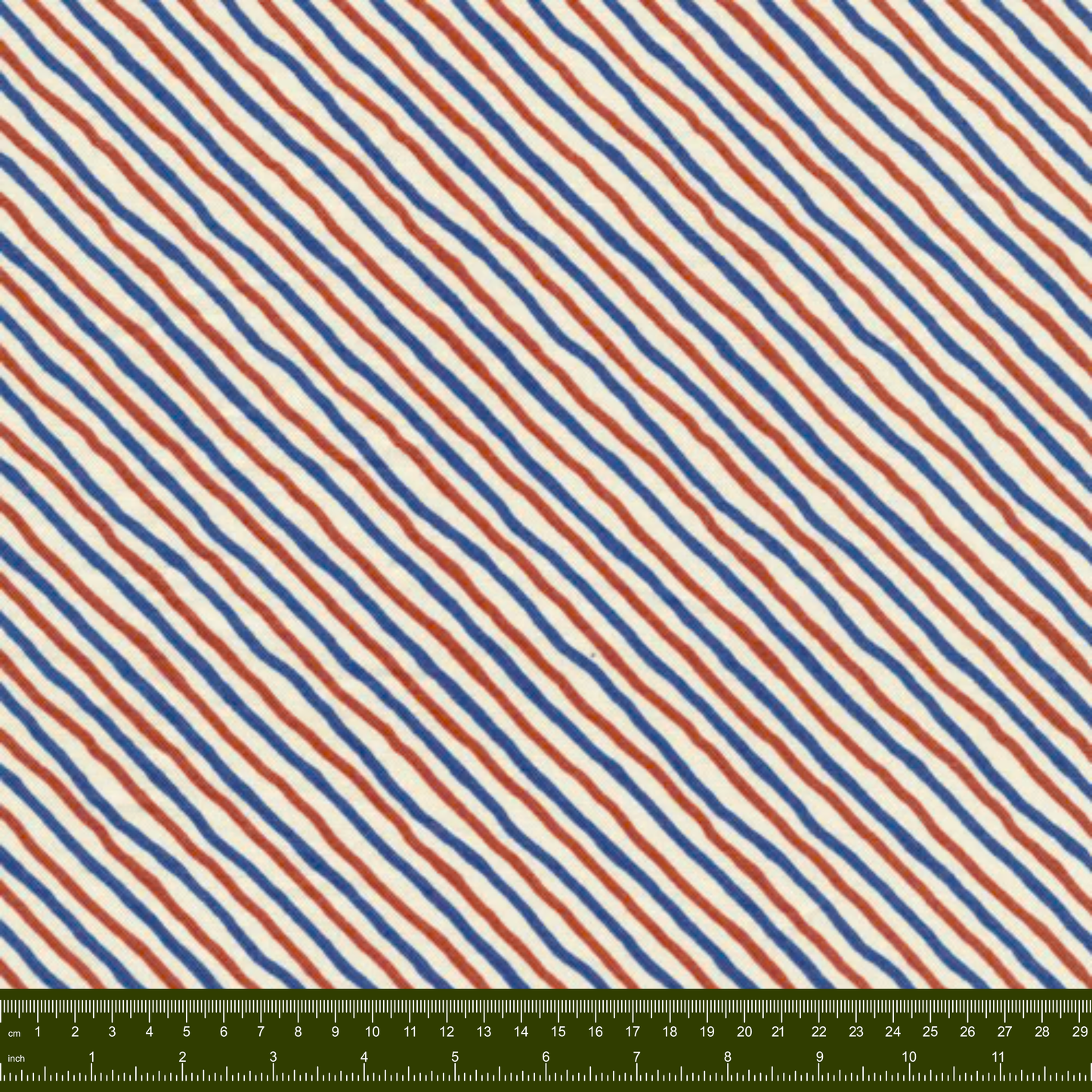 Bargain Basement Fabric - Dear Friends - Diagonal Stripes by PBS Fabrics