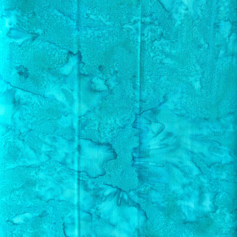 PBS Fabrics - Batik - Aqua Drizzle