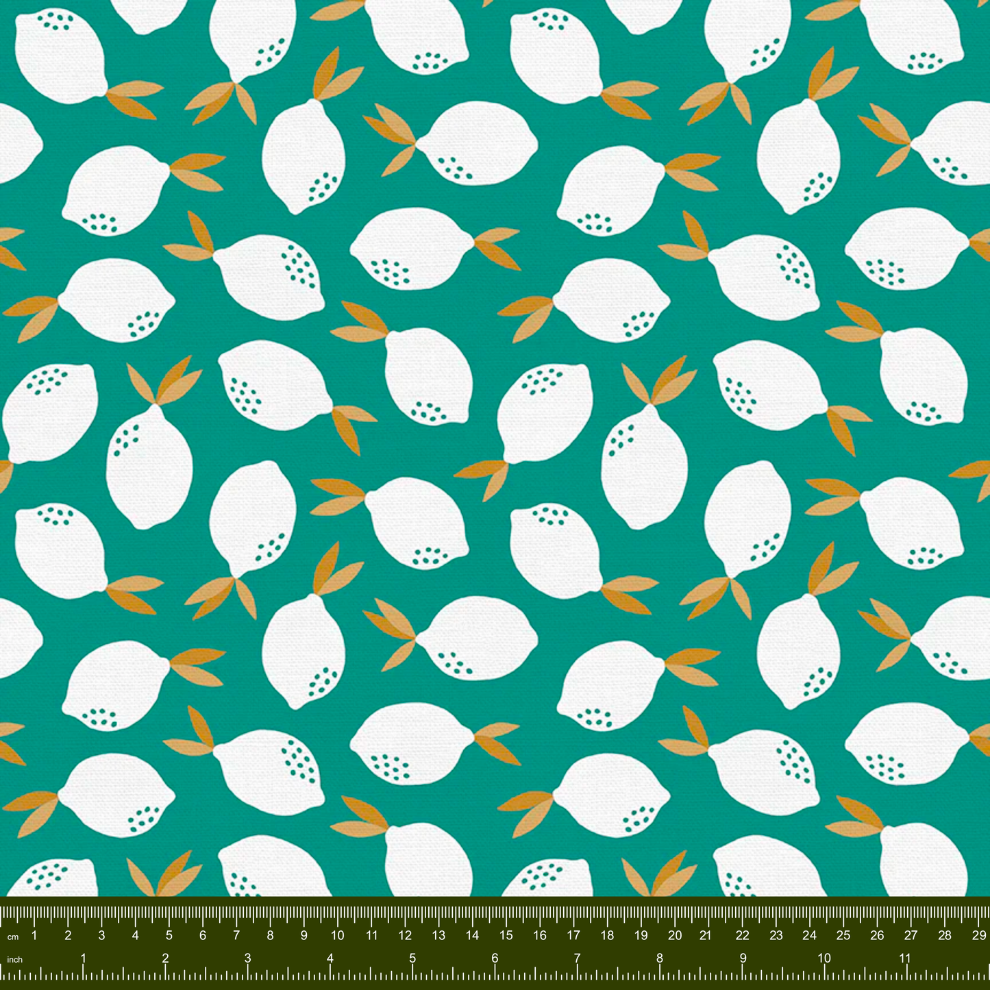 Bargain Basement Fabric - Fruity - Lemons (Green) by PBS Fabrics