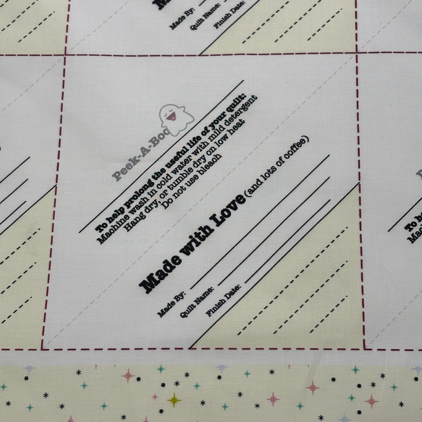 Snarky Quilt Labels - Caffeine edition - by Rose City Originals