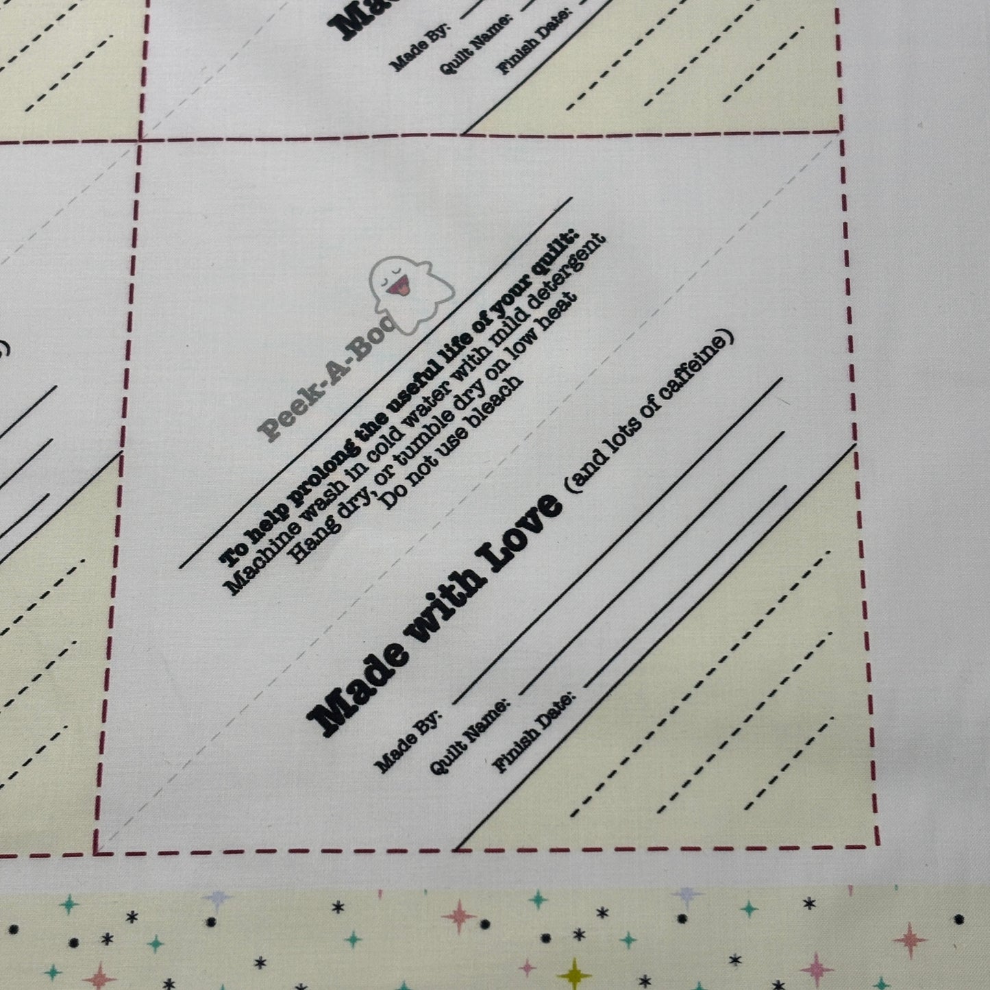 Snarky Quilt Labels - Caffeine edition - by Rose City Originals
