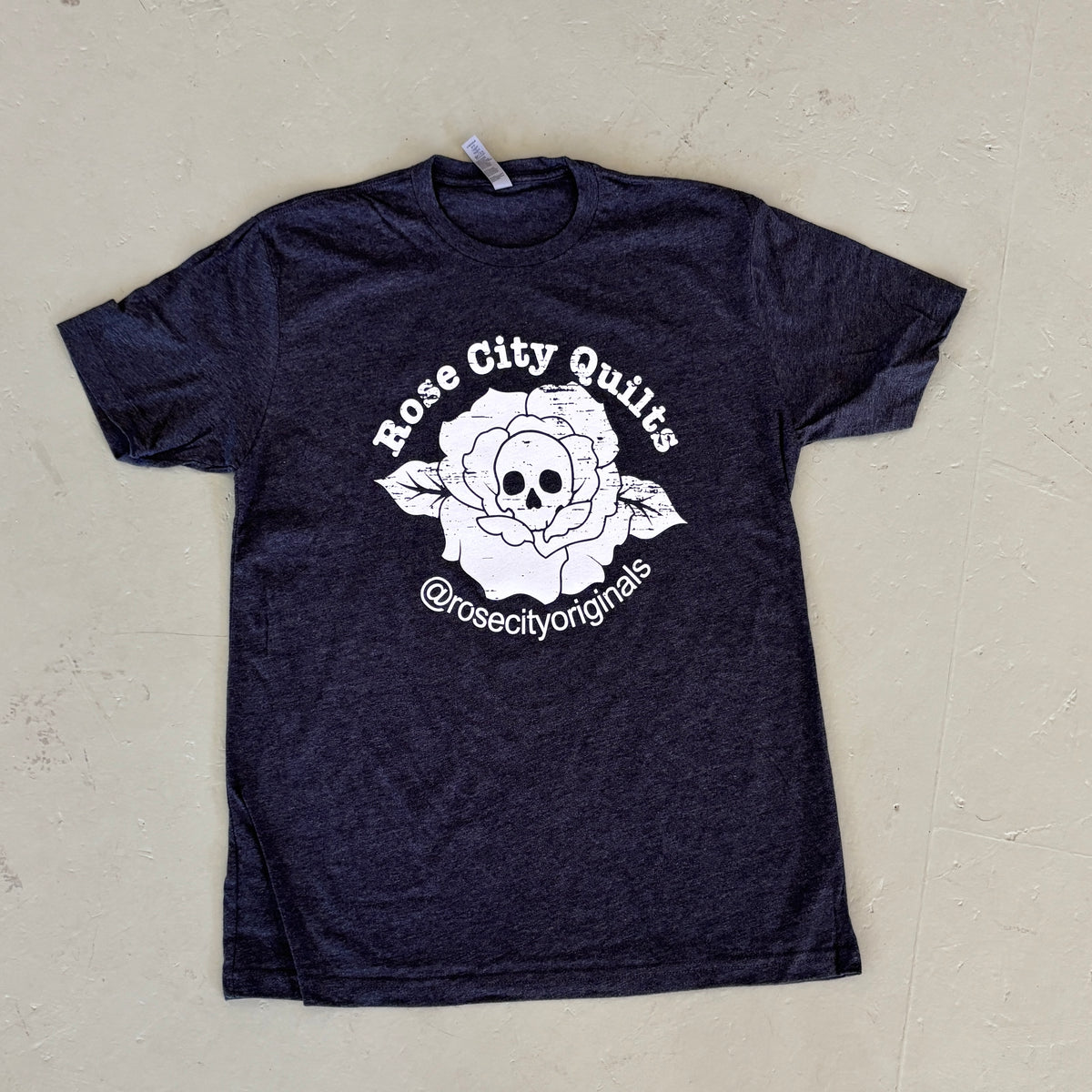 Rose City Quilts - T-Shirt (Charcoal)