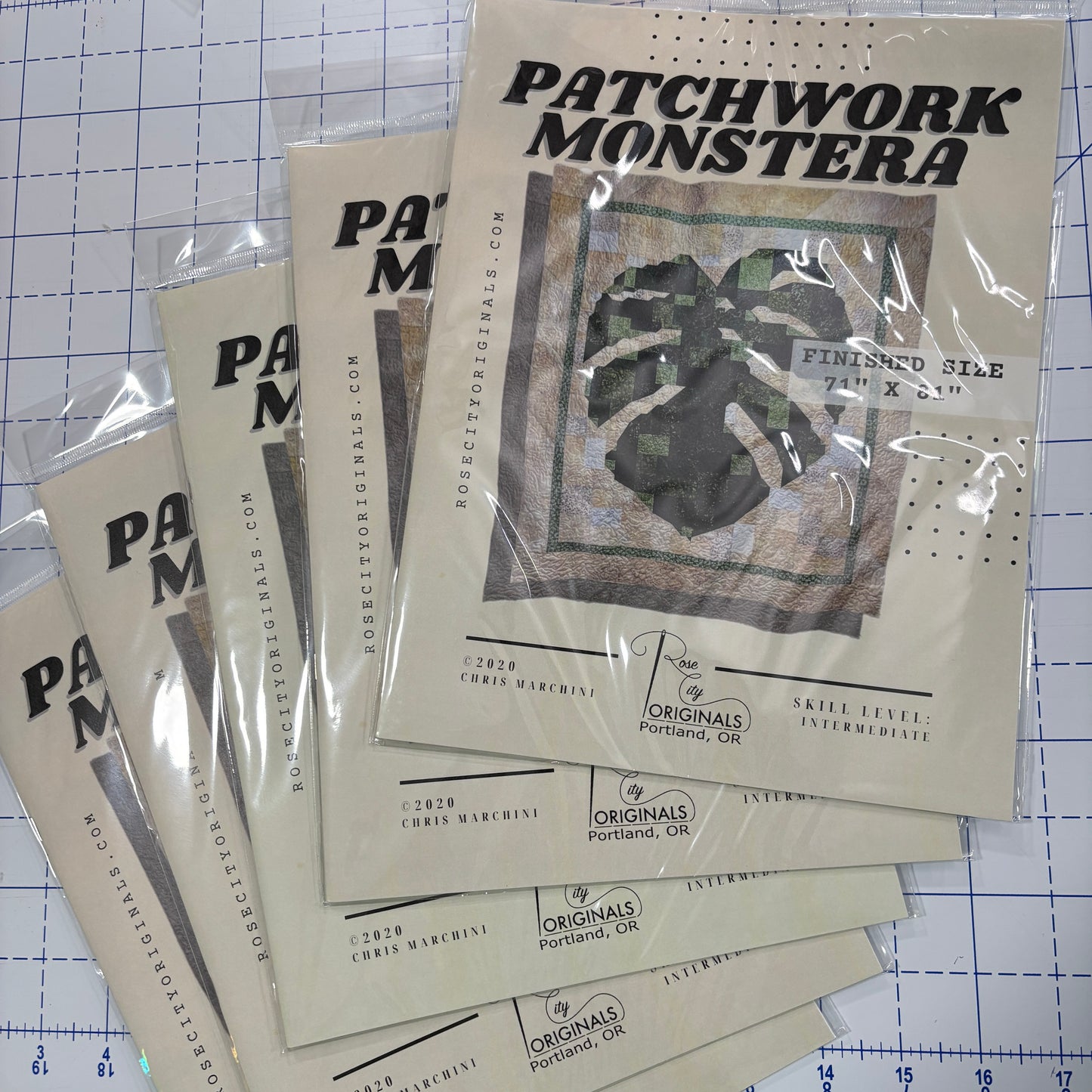 WHOLESALE - Patchwork Monstera - Printed Booklet