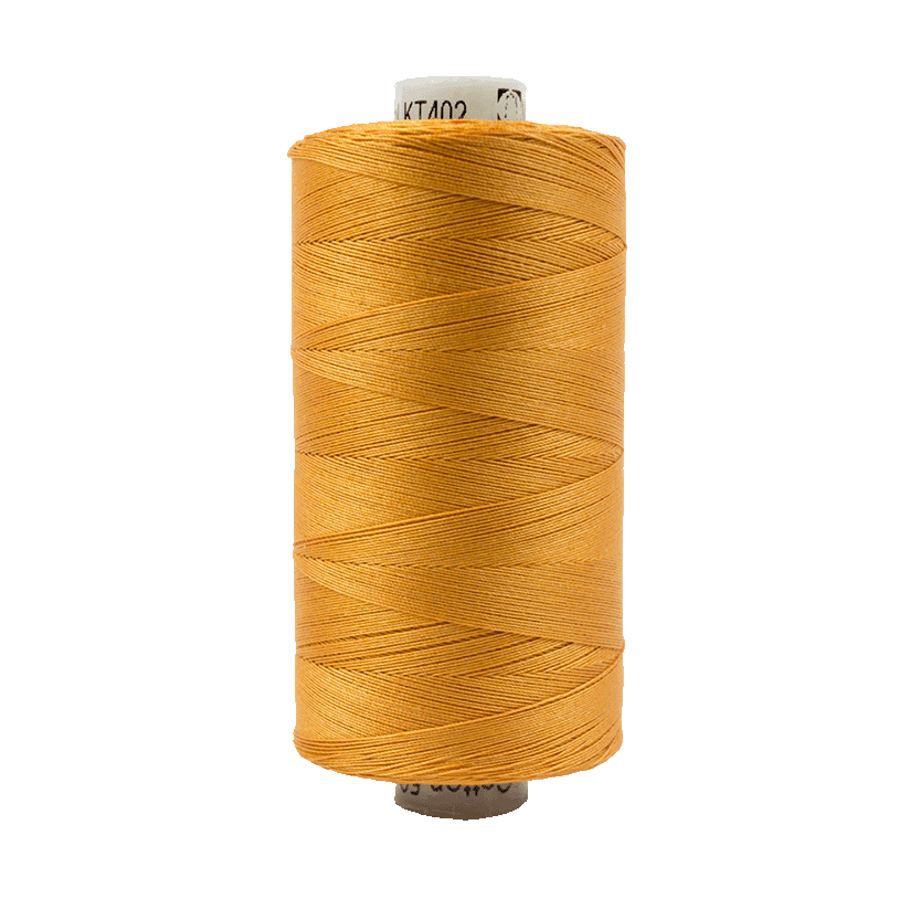 Wonderfil Konfetti Cotton 50wt Thread - KT402 - Drab Orange (1000m / 1094yd)