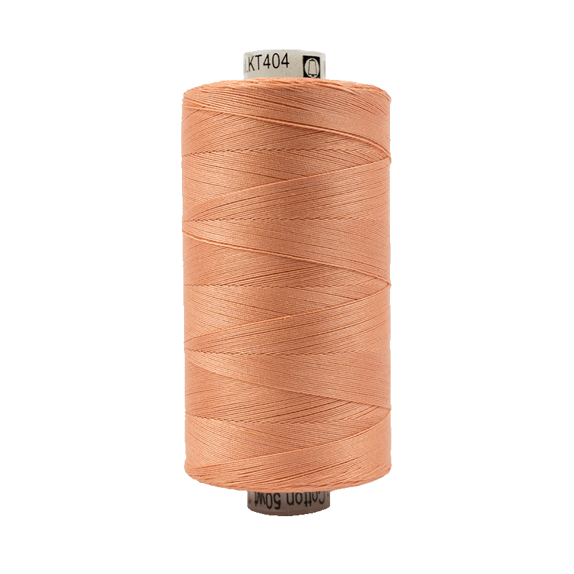 Wonderfil Konfetti Cotton 50wt Thread - KT404 - Coral (1000m / 1094yd)