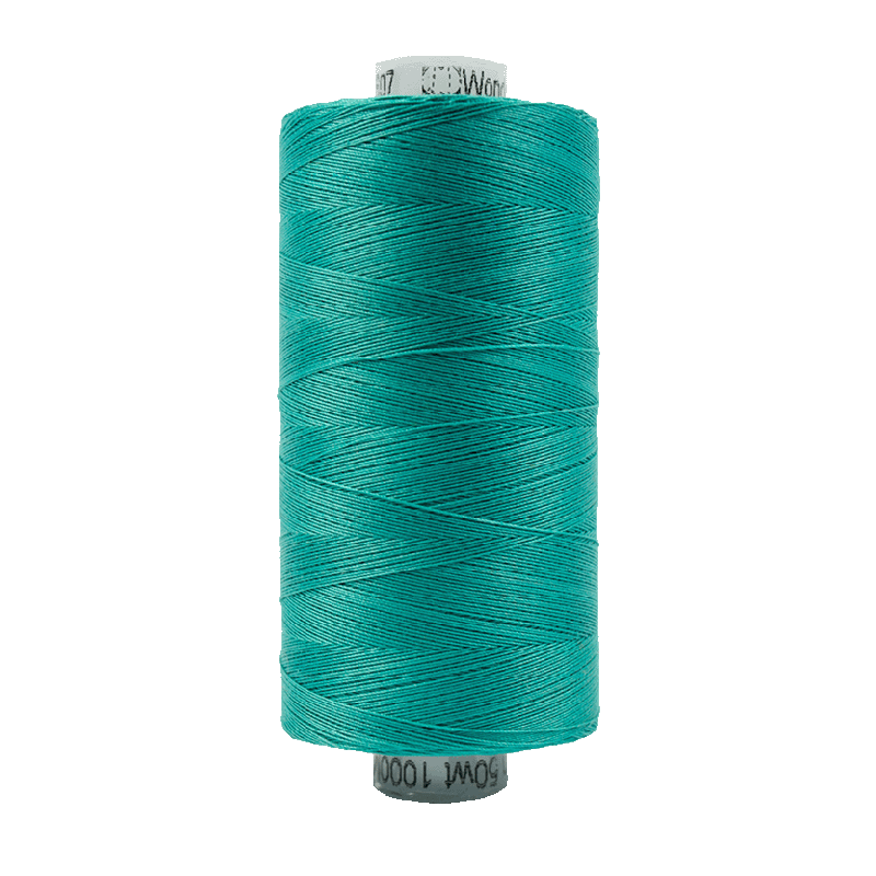 Wonderfil Konfetti Cotton 50wt Thread - KT607 - Teal (1000m / 1094yd)
