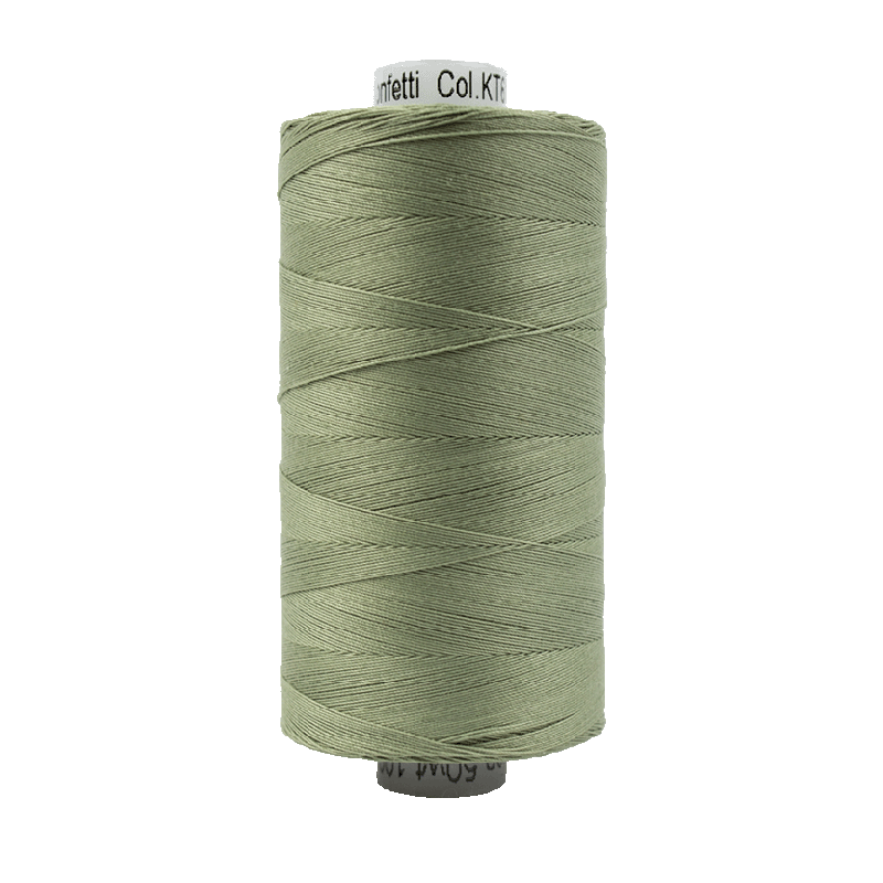 Wonderfil Konfetti Cotton 50wt Thread - KT613 - Grey Khaki (1000m / 1094yd)