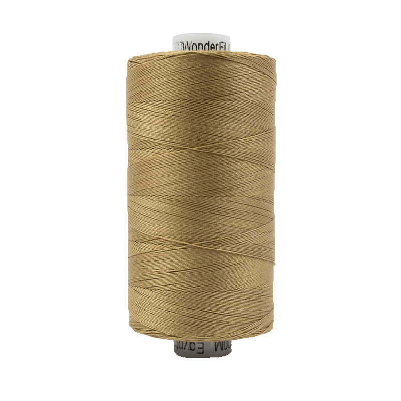 Wonderfil Konfetti Cotton 50wt Thread - KT800 - Beige (1000m / 1094yd)