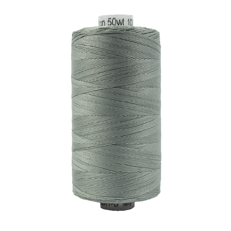 Wonderfil Konfetti Cotton 50wt Thread - KT901 - Light Grey (1000m / 1094yd)