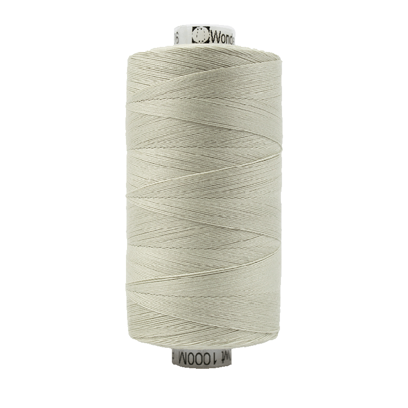 Wonderfil Konfetti Cotton 50wt Thread - KT906 - Pale Grey (1000m / 1094yd)