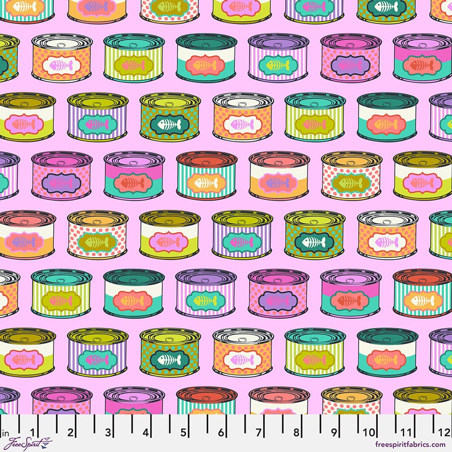 Tula Pink - Tabby Road DejaVu - Cat Snacks