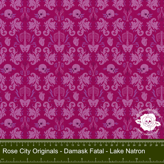 Damask Fatale - By-The-Yard - Lake Natron