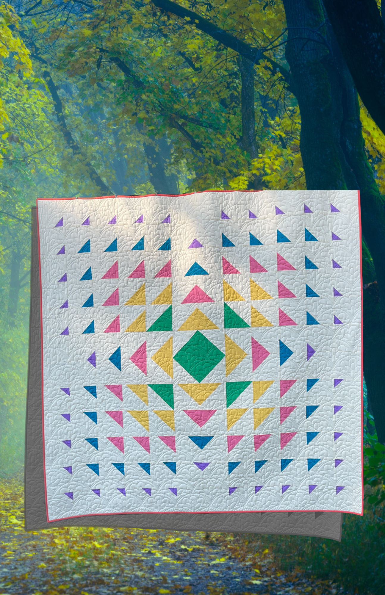 Ripple Bloom - Patchwork Quilt Pattern - PDF Download