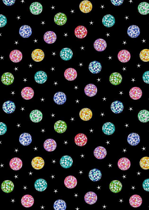 Lewis & Irene - Small Things... Celebrations - Disco Balls (Black)