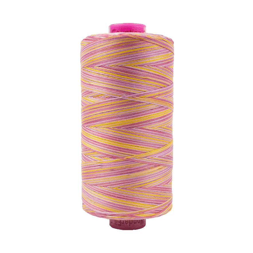 Wonderfil Tutti Variegated Cotton 50wt Thread - TU05 - Pansy (1000m / 1094yd)