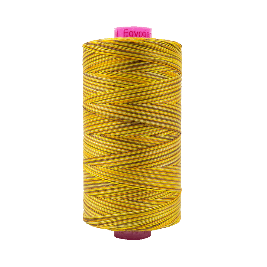 Wonderfil Tutti Variegated Cotton 50wt Thread - TU06 - Sunflower (1000m / 1094yd)