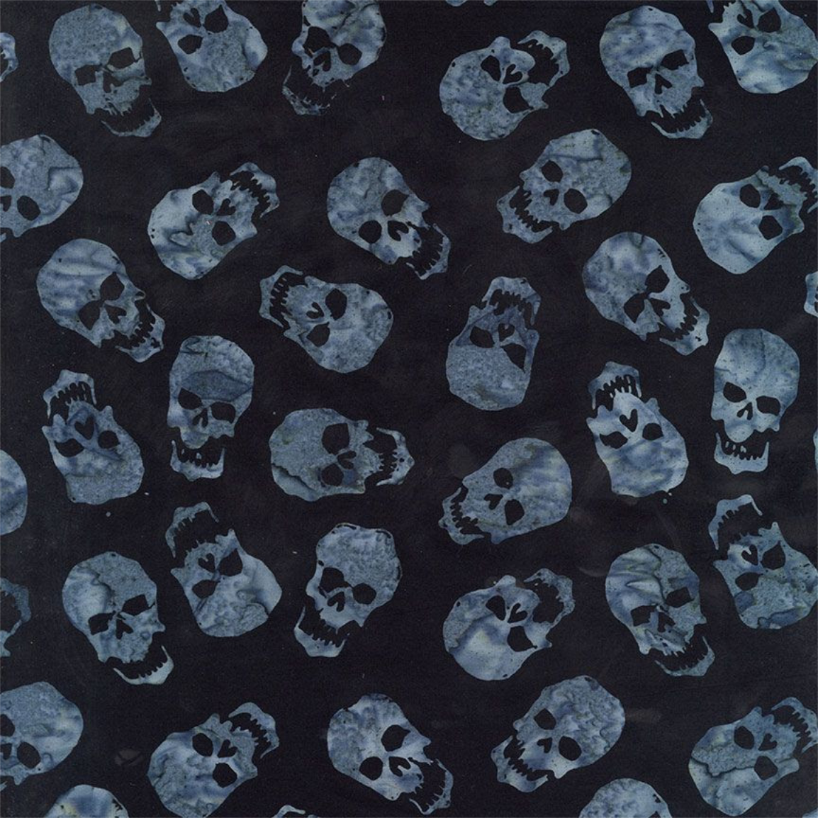 Timeless Treasures - Tonga Batiks - Wicked Scary Skulls