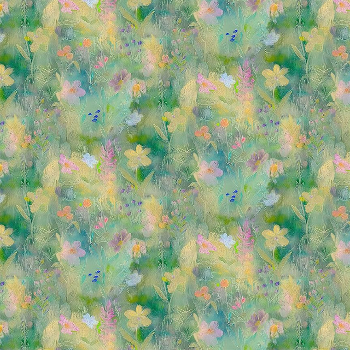 Timeless Treasures - Wild Beauty - Wildflower Field