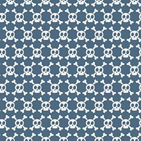 Michael Miller - Woof Woof Pirates - Skully Wag (Gray)