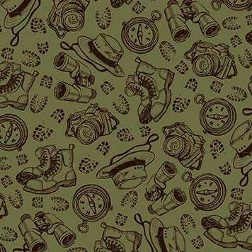 Michael Miller - Safari - Safari Gear (Olive)