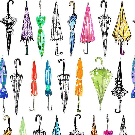 Michael Miller - Paws in the Rain - Pick Your Umbrella