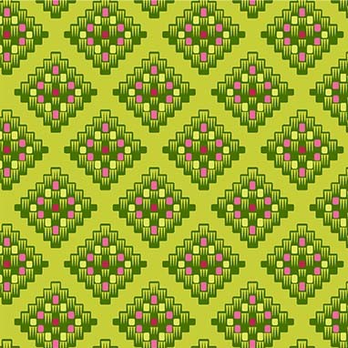 Michael Miller -Culture Club - Mosaic Motif (Grass)
