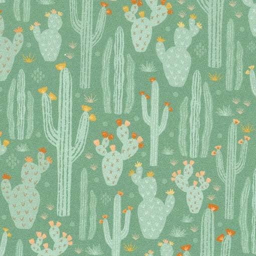 Michael Miller - Wild West Wonder - Wild West Cactus (Green)