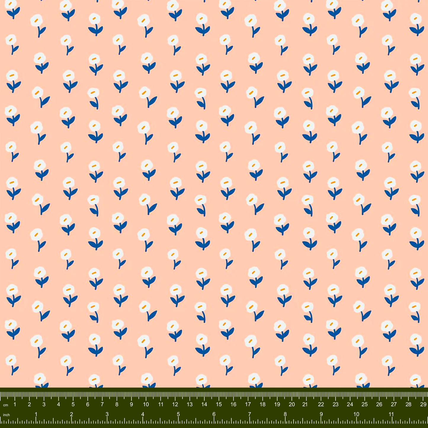 Bargain Basement Fabric - Garden Glory - Dancing Daisy (Peach) by PBS Fabrics