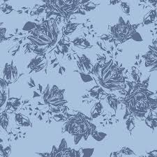 Mia Presley - Garden Walk - Vintage Roses (Blue)