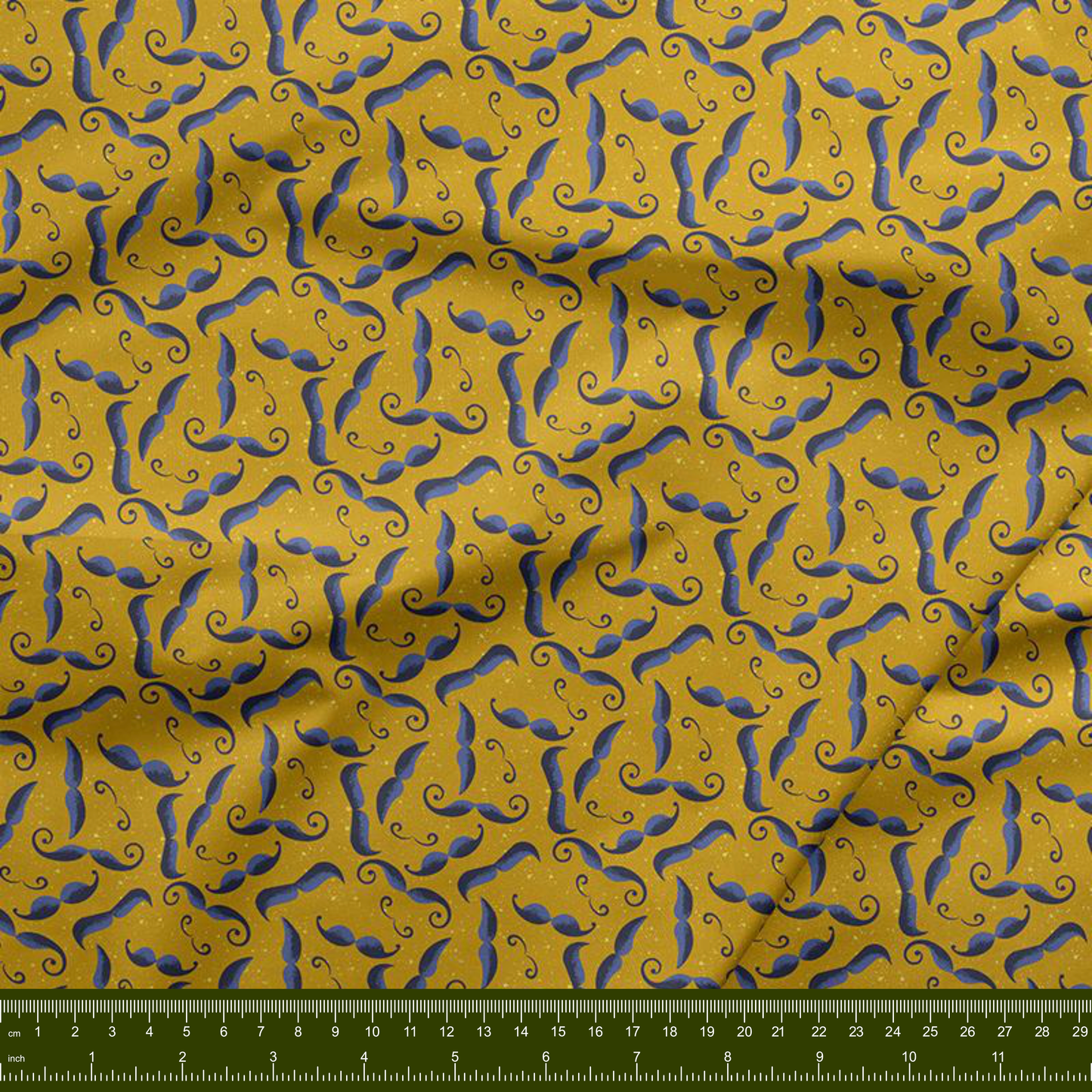 Bargain Basement Fabric - Night of the Nutcracker - Mustaches by PBS Fabrics