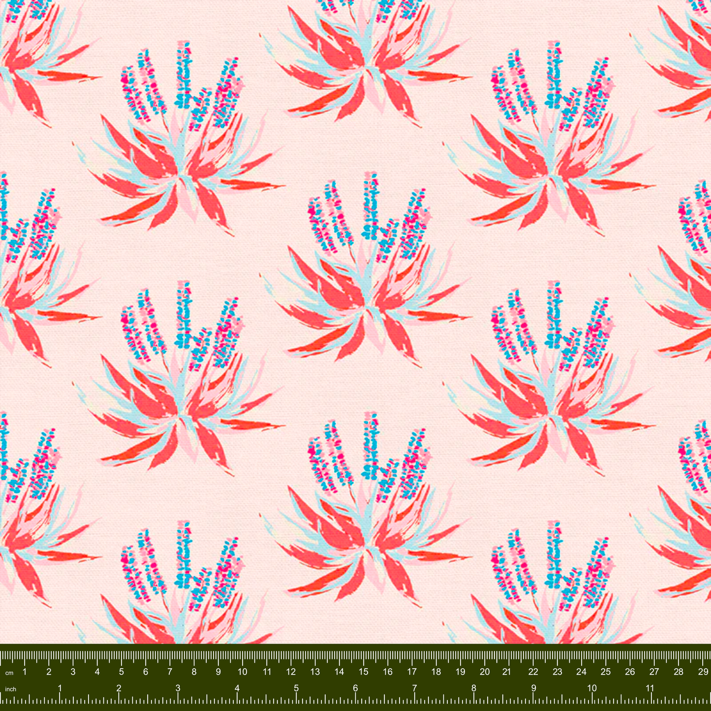 Bargain Basement Fabric - Sand & Sun - Aloe (Blue) by PBS Fabrics