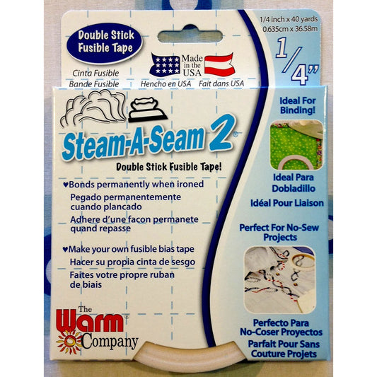 Steam-A-Seam 2 - 1/4" Fusible Tape for Binding