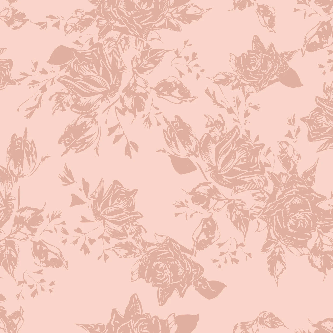 Mia Presley - Garden Walk - Vintage Roses (Pink)