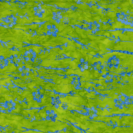 Timeless Treasures -  Tonga Batiks - Wild Flowers (Electric)