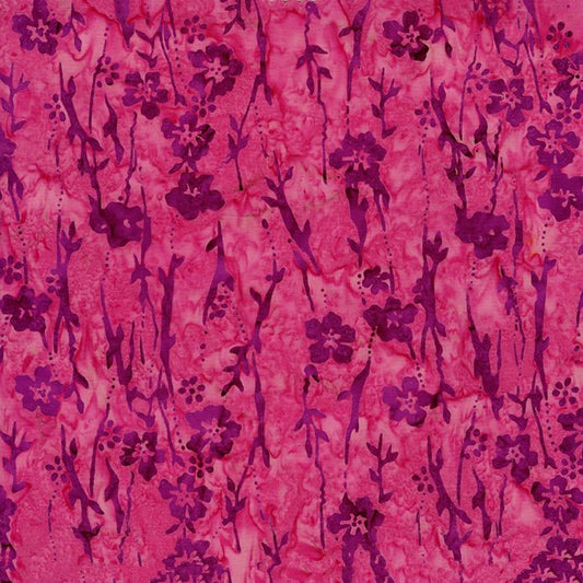 Timeless Treasures -  Tonga Batiks - Wild Flowers (Pink)