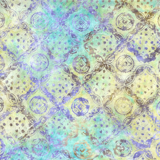 Timeless Treasures -  Tonga Batiks - Ribbons Wallpaper Pattern (Surf)