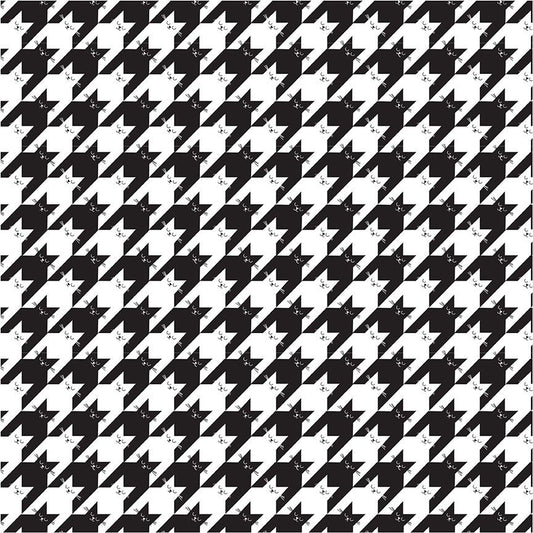 Timeless Treasures -  Kitty Houndstooth