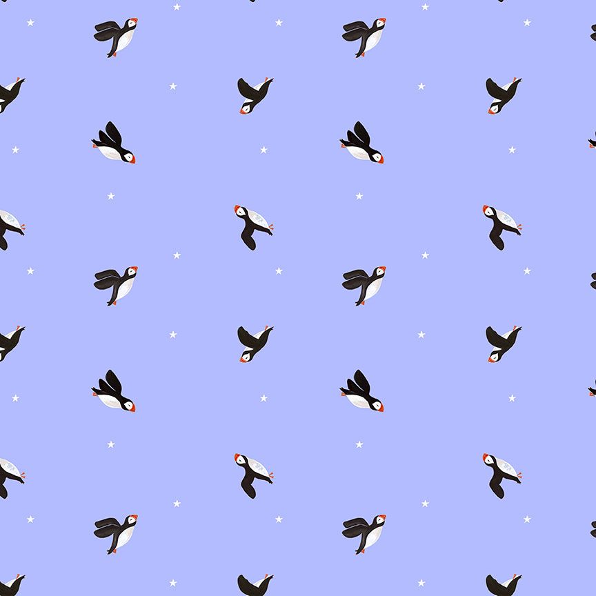 Dear Stella - Northern Lights - Puffins (Thistle)