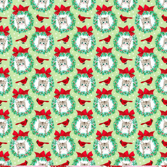 Pammie Jane - Catmas Carols - Deck The Halls (Lime)
