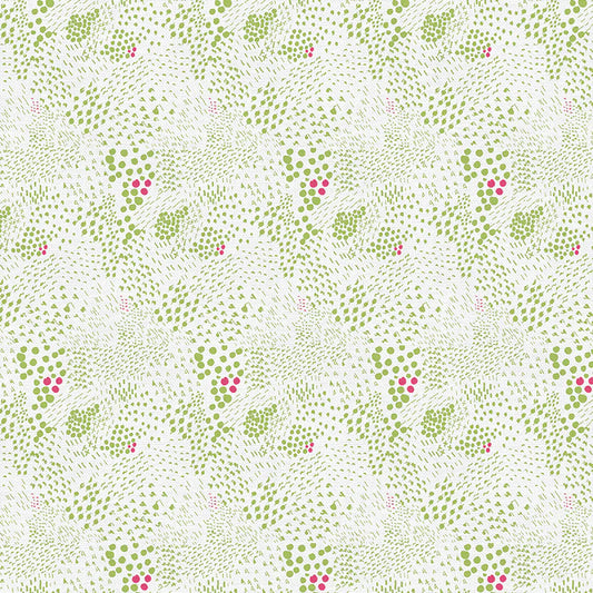 Bargain Basement Fabric - On Your Mark - Florals (Green)