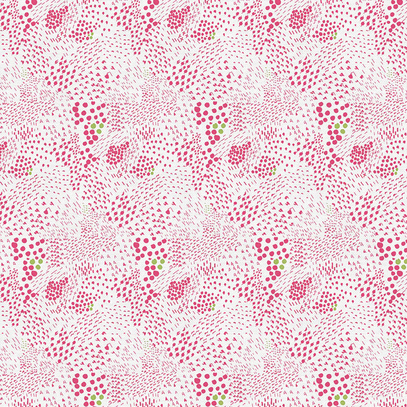 Bargain Basement Fabric - On Your Mark - Florals (Pink)