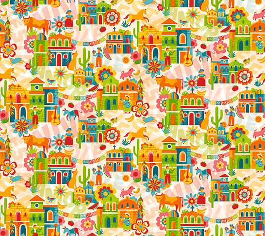 PBS Fabrics - Fiesta De Colores - Fiesta De Colores (Multi)