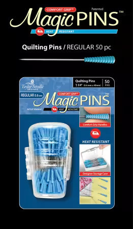 Tailor Mate Magic Pins In Designer Case 50pc # 217153